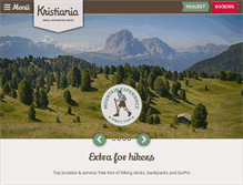 Tablet Screenshot of hotel-kristiania.com